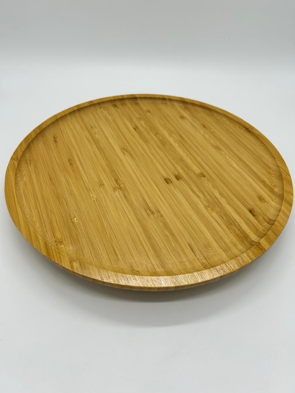 Поднос круглый крутящийся 35*35*1,7 см (20шт) - фото
